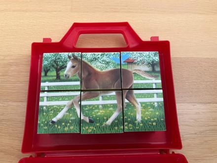 Plastové kocky - zvieratká 9ks, 