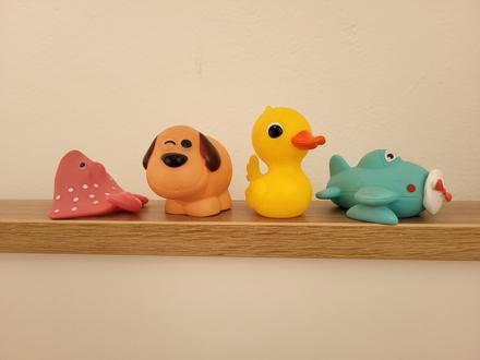 Gumené hračky do vody, 