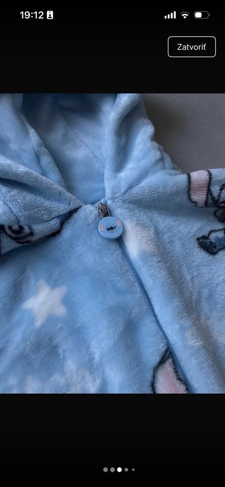 Stitch perfektný stav 11-12r, disney,146