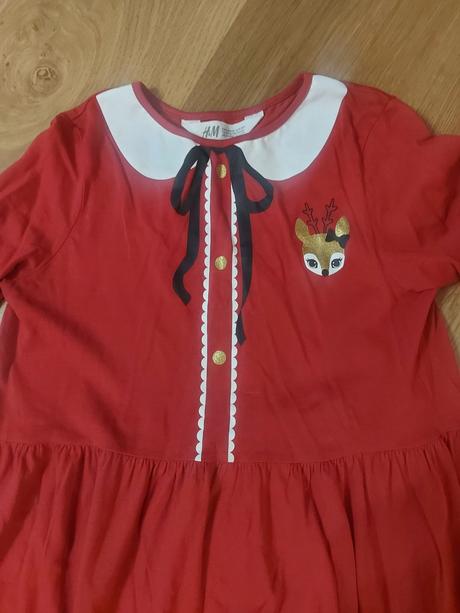 Vianocne šatky/ tunika, 134