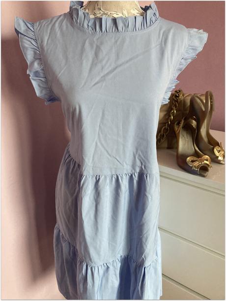 Modré šaty zn.shein - veľkosť xl, xl