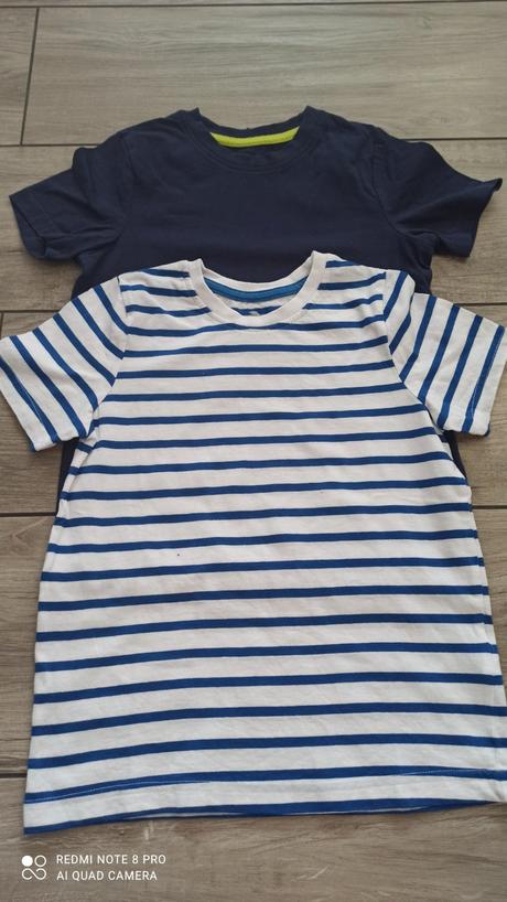 2x tričko nenosené 110/116, lupilu,110
