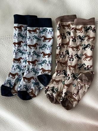 Detské jazdecké ponožky vel.24-26, 2 ks zn.domingo, 26