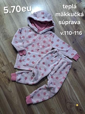 Teplá velúrová súprava, 110