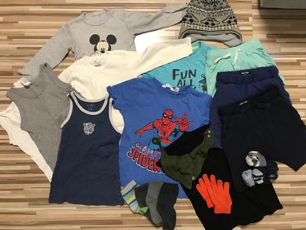 Balik oblečenia, 104–116