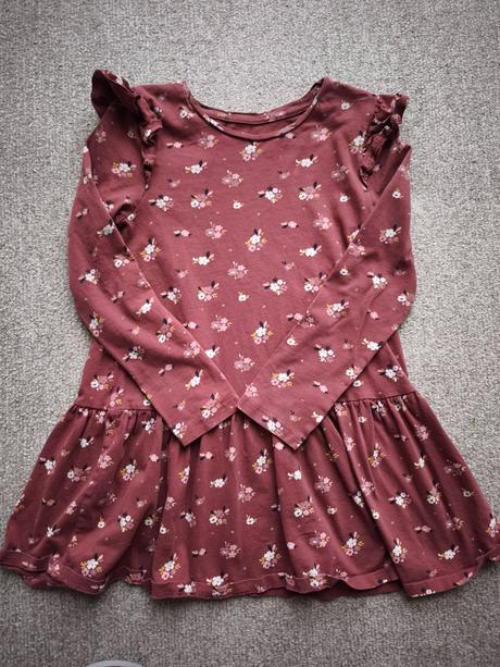 Kvietkovane šaty, c&a,134