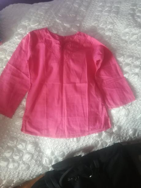 Ľahučká blúzka veľ. 128 ružovo lososová, 128