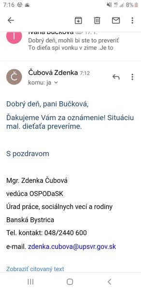 Začne sociálna kuratela riešiť tento problém?