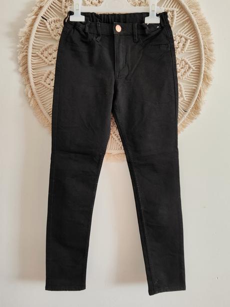 Dievčenské skinny džínsy, h&m,140