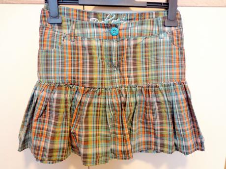 Káro krátka sukňa dámska, dievčenská xs/s, xs