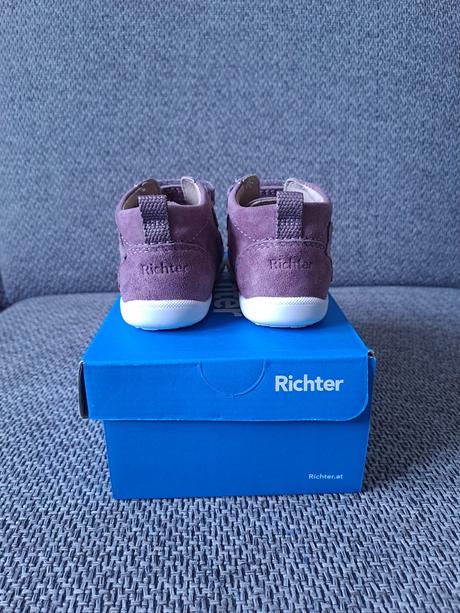 Dievcenske kozene topanky / poltopanky richter 20, richter,20