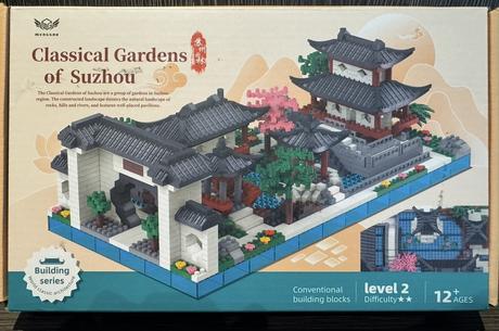 Mini stavebnica záhrada suzhou (nie lego), 