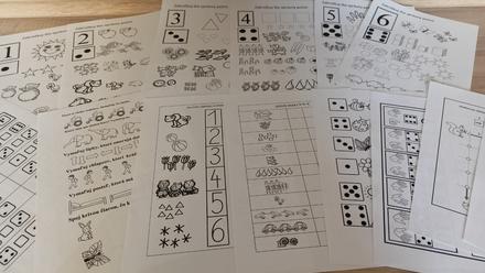 Pracovné listy na matematiku pre predškolákov,