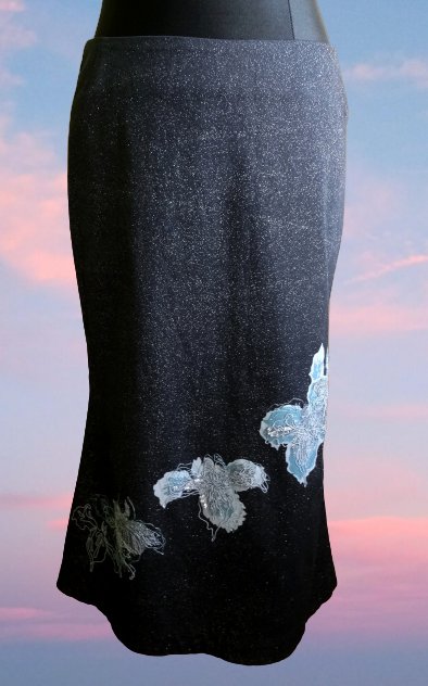 Čierna sukňa munthe plus simonsen, veľ.40, 40