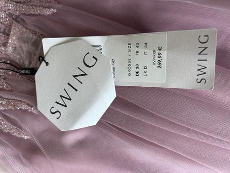 Spoločenské šaty zn. swing, 38
