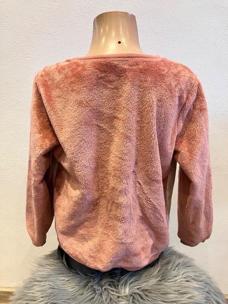 Dievčenská huňatá mikina líška (122), h&m,122