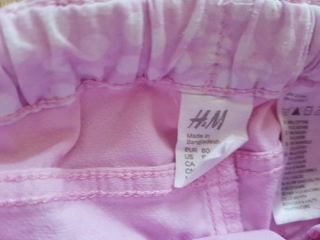3 ks sortky hm a kik, h&m,86