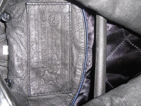 Kožené dlhšie sako/kabátik, c&a,m