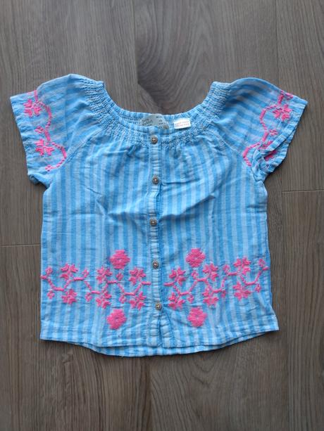 Vyšívaná blúzka, zara,98