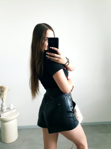 Koženkové kraťasy only xs, only,xs