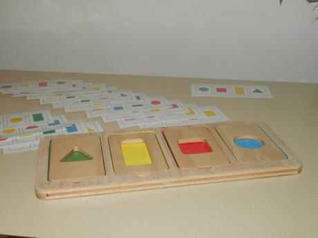 Logická hra farby a tvary, 