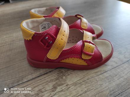 Sandálky kožené wanda, wanda,25