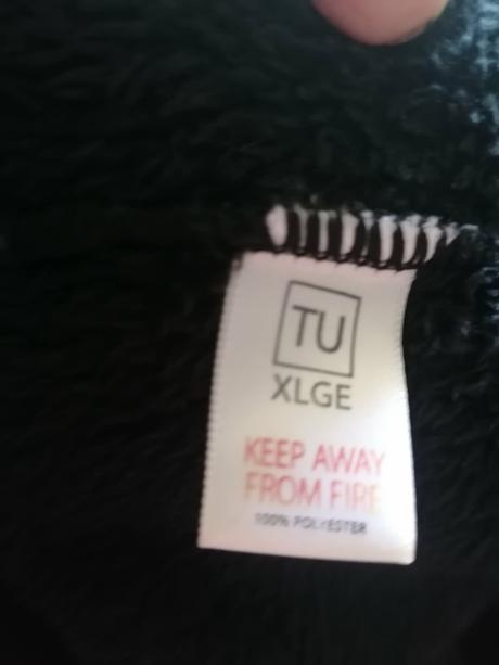 Plyšový kardigán, xl