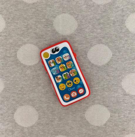 Smiley smartphone hudobná hračka,