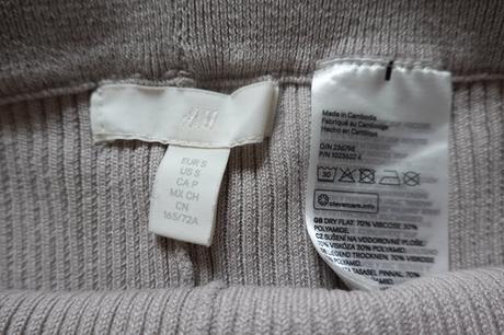 Úpletové legíny h&m, h&m,s