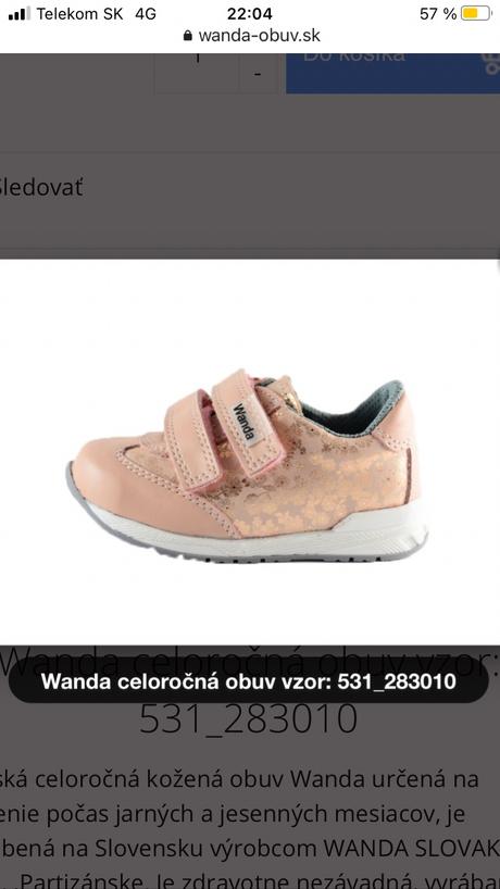 Wanda celoročne kožené ružové topánky, wanda,21