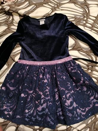 Sviatočné zamatove šaty v. 116, 116