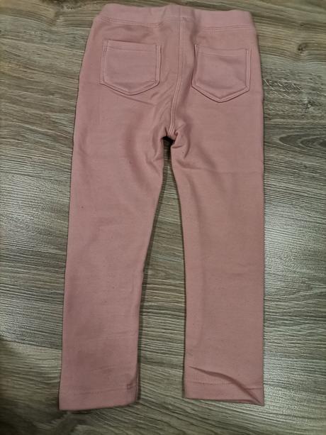 Dievčenské ružové zateplene džeginy, lupilu,92