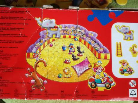 3d- cirkus, veľké puzzle,