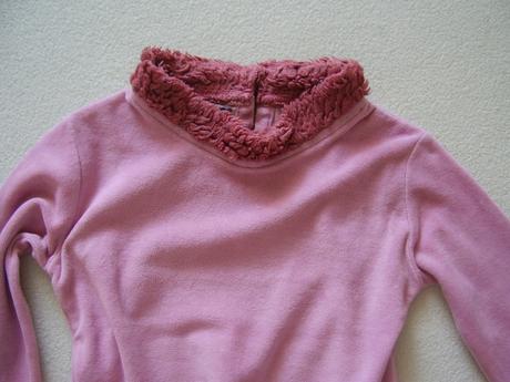 Ružová mikina zn. bobito kids na 3-4 roky, 104