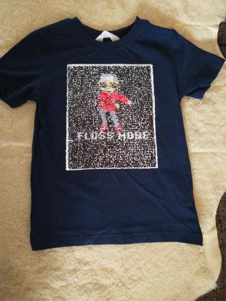 Tričko s meniacim sa obrázkom, h&m,122