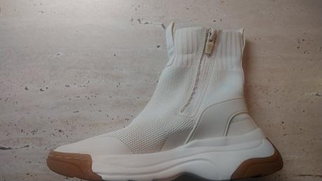 Krémové dievčenské čižmy zn. zara, zara,31