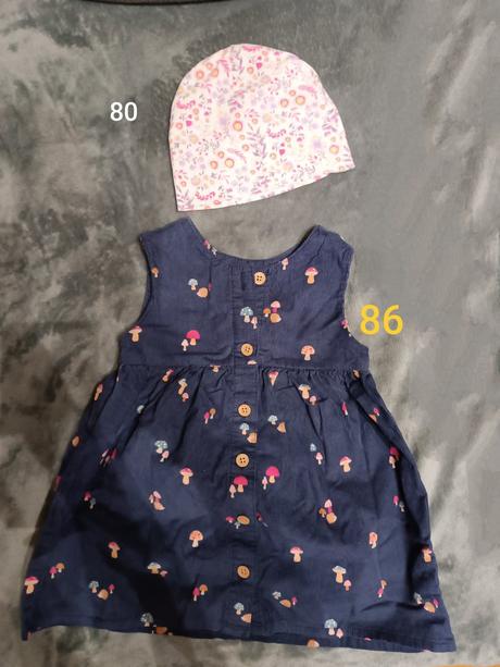 Balík oblečenia pre dievča , 100ks, 68–80