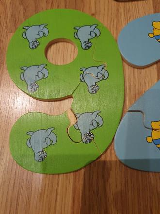 Drevene puzzle darujem, 