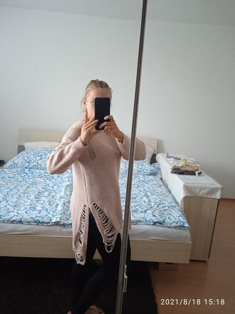 Svetrík oversize veľ.uni, s