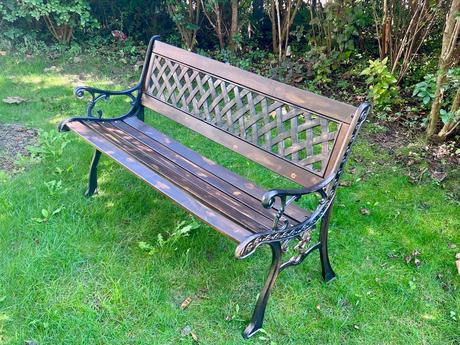 Vintage lavička ručná rekonštrukcia,