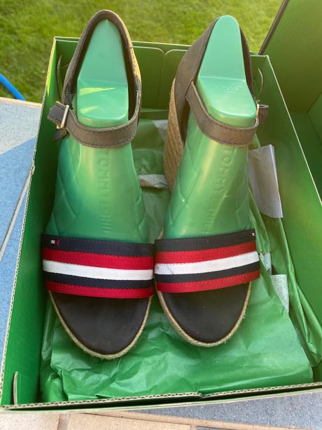 Hilfiger sandale na platforme, tommy hilfiger,38