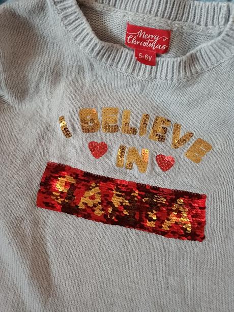 Tenší svetrík s pretáčacími flitrami, 116