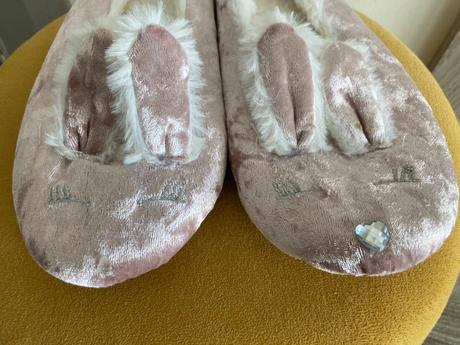 Teplé zajkové papučky 32/33, 32