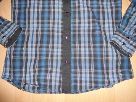 Čierno-modrá košela, m