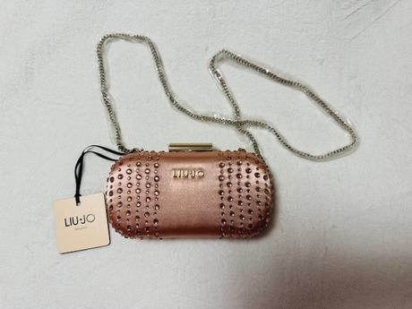 Malá spoločenská kabelka rose gold liu jo originál, liu jo