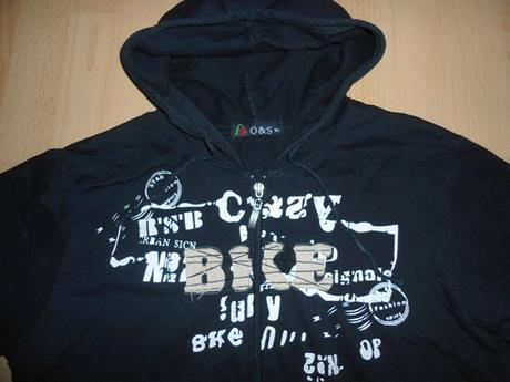 Dámska čierna mikina na zips, m