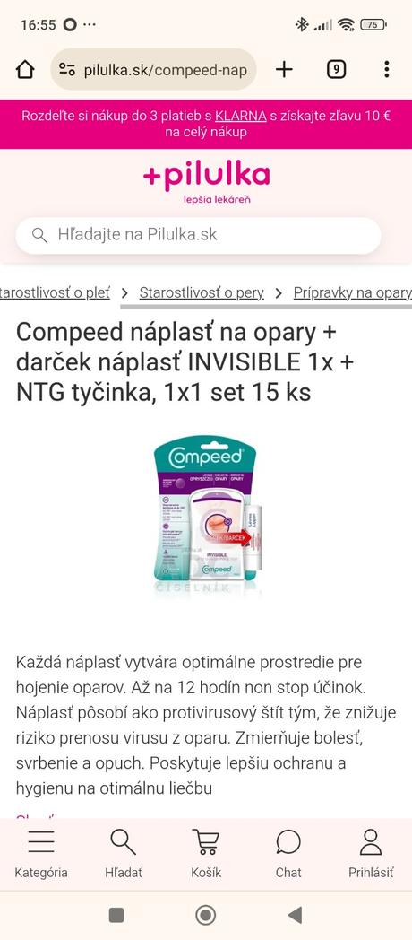 Compeed invisible 50ks,