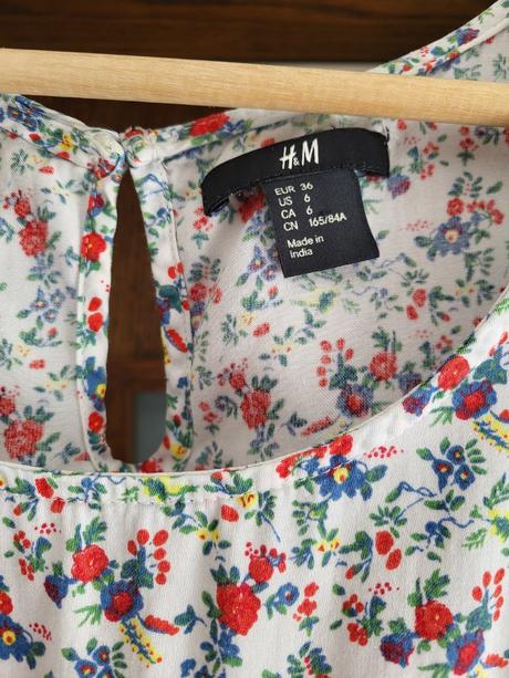 Letné šaty, h&m,s