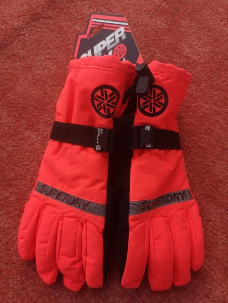 Superdry dámske zimné rukavice veľkosť m/l, superdry,l / m