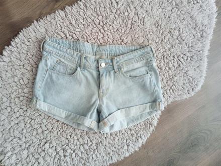 Riflové šortky, h&m,s